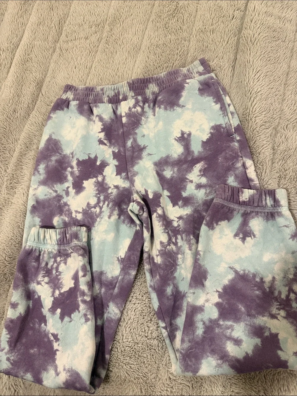 Target Kids Art Class Tie dye Matching Joggers and Sweatshirt Set Purple /Blue